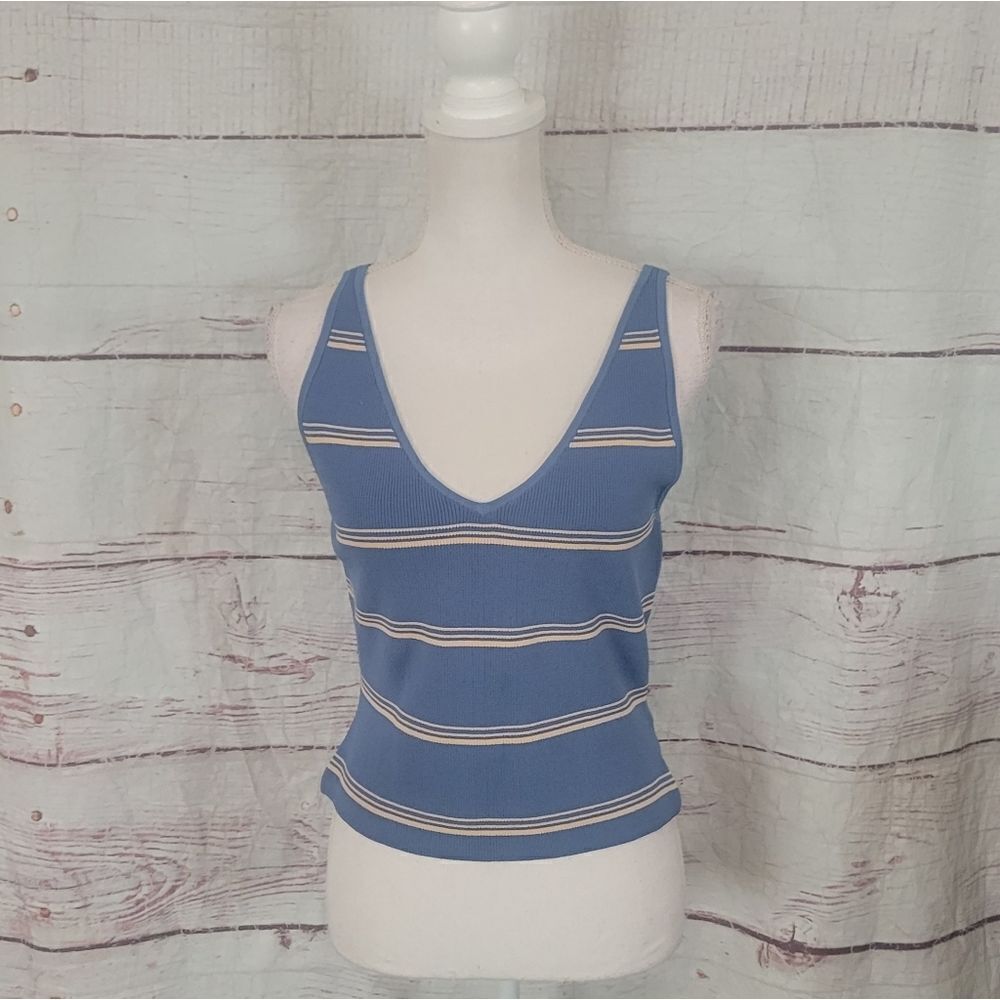 Babaton Sculpt Knit Double V Tank Size XL NWOT